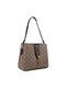 Casual Women's Shoulder Bag with Mink Logo - 2