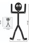 Black Wooden Toys Educational Montessori Stickman Wooden Toy Wooden Activity Educational Toy - 5