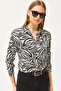 Women's Black Black Pencil Effect Woven Shirt GML-19001175