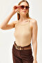 Women's Beige Strap Camisole Body BDY-00000015