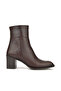 Women's Genuine Leather Boots 13319z66350 Brown - 3