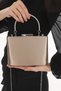 Nude Color Satin Fabric Women's Evening Dress Clutch Portfolio Bag New Season