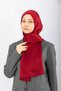 Satin Crinkle - Claret Red