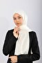 Imported Silky Jacquard Geometric - Ecru - 2