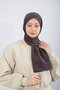 Cotton Shawl - Dark Plum - 2