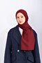 Cotton Shawl - Claret Red - 3