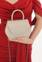 Gold Color Sea Breast Material Stone Chain Strap Women's Evening Dress Porfolio Wedding Clutch Bag - 4