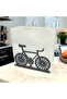 Bicycle Themed Black Metal Napkin Holder - 5