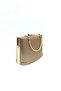Bronze Color Fabric Patterned Women's Evening Dress Clutch Portfolio Bag - 7