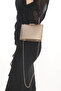 Bronze Color Fabric Patterned Women's Evening Dress Clutch Portfolio Bag - 2