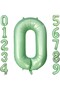 RETRO GREEN MATTE GREEN FIGURE FOIL BALLON