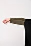 Lycra Non-Slip Rescue 1 Pair of Hijab Sleeve Khaki - 2