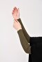Lycra Non-Slip Rescue 1 Pair of Hijab Sleeve Khaki - 4
