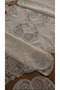 Linen Gardenia Wearing Laced Luxury Living Room Set 5 Pieces Cream - 7
