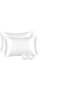 ANT Silk Satin 50x70 Cm Pillowcase 2Pcs Hairpin Curly Hair WHITE 2Pcs