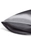 ANT Silk Textured Cotton Satin 50x70 Cm Pillow Case Anti-Sweat Odorless Curly Hair Dark Gray 2 Pieces - 7