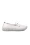 9059 White Genuine Leather Women's Casual Shoes - 2