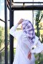 Logo Pattern Thin Cotton Scarf - 3