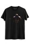 Kobe Bryant Illustrated Digital Print Black Tshirt