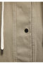 Hooded Khaki Jacket Loose Fit / Loose Relaxed Fit1110328-71818 - 7