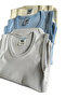 3-Piece Unisex Baby Zero Sleeve 100% Organic Cotton Snap-On Bodysuit Newborn Gift Set - 3