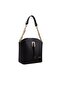 Black Pia Strappy Plain Women's Daily Bag
