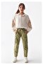 girl's cross stitch embroidered linen soft texture shirt - 5