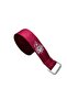 Lotus Flower Printed Yoga Belt 200 Cm x 4.5 cm 100% Cotton - 7
