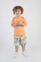 Boys Surf Camp Printed Short Sleeve Shorts Top and Bottom Set - 4