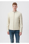 High Collar Beige Jacket Slim Fit / Narrow Cut 0110206-70134 - 2