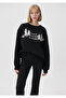 New Year's Themed Black Sweatshirt 1S10098-900 - 2