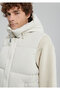 Hooded Beige Inflatable Vest Regular Fit / Regular Fit0110306-70134 - 6