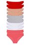 10 Pieces Super Eco Set Lycra Women's Slip Panties 507