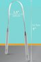 2 Pieces Tongue Cleaner Silver Oral Care Brush Tongue Plaque Removal Tongue Scraper - 5