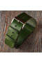 Craft 18 mm Nato Model Green, Genuine Leather Handmade Cord