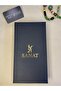 SL-2155 double zipper 16 pcs card entrance compartment genuine leather UNISEX wallet ART LEATHER - 4