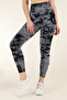 Seamless Push-up Recovery Tie-Dye Pattern Sports Leggings