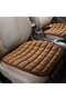 Car Seat Cushion with Pockets Car Seat Accessories Brown 1 Piece
