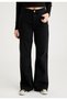 Black Super Extra High Waist Wide-Leg Palazzo Loose Jean Trousers