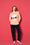 Women's Soft Fleece Plush Pajama Set New Season - 3