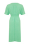 Green Tie Detailed A-line V-neck Midi Woven Dress TWOSS23EL01543 - 8