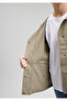 Hooded Khaki Jacket Loose Fit / Loose Relaxed Fit1110328-71818 - 5