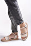Olnadorei Women's Sandals Beige Skin - 5