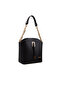 Black Pia Strappy Plain Women's Daily Bag - 2