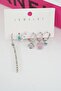 Women's Vip Series Special Design Baguette Zircon Stone 6-Piece Earring Set