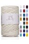 Scalloped Macrame Thread 3mm Scalloped Cotton Macrame Thread Macrame Thread Ecru