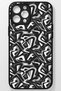 Black Minimalist Modern Unbreakable (Tempered) Glass Hard Plastic iPhone 14 Pro Max Phone Case