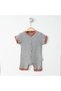 Newborn Baby Girl and Boy Summer Short Shorts Jumpsuit with Snap Front Short Sleeve Unisex Baby Jumpsuit