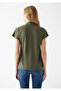 Khaki T-Shirt Slim Cut 1611141-71551 - 3