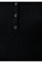 Polo Neck Black Knitwear Fitted / Fitted Cut 1710327-900 - 6